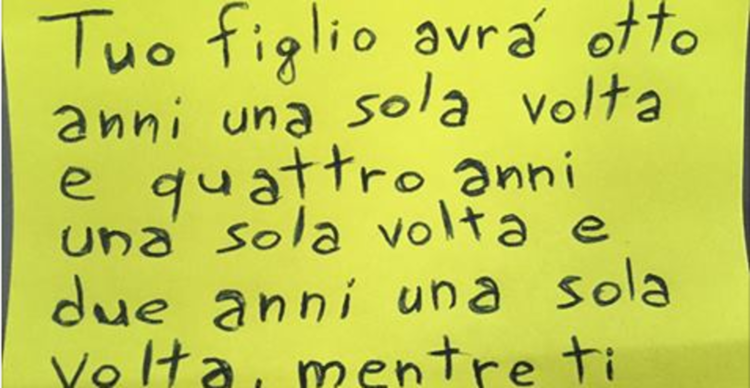 ECCO LA LETTERA CHE OGNI PADRE DOVREBBE LEGGERE... - 14/09/2016