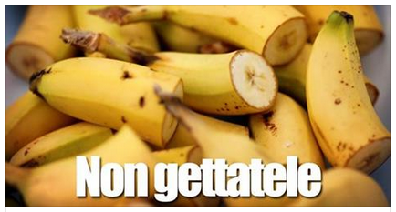 ECCO PERCHE' BISOGNA MANGIARE LE BUCCE DI BANANA - 02/10/2015