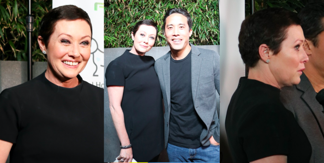 SHANNEN DOHERTY BELLISSIMA AL SUO PRIMO GALA DOPO LA CHEMIO - 06/03/2017