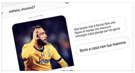 E' SUCCESSO AL TERMINE DELLA PARTITA: ''RITARDATO CHE NON SEI ALTRO'' IL CALCIATORE ATTACCA UN 12ENNE SUI SOCIAL: LA FAMIGLIA DEL BIMBO NON CI STA - 11/12/2017