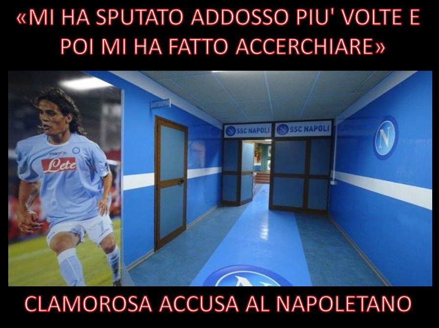 ''MI HA SPUTATO ADDOSSO PIU' VOLTE E POI MI HA FATTO ACCERCHIARE'' CLAMOROSA ACCUSA AL NAPOLETANO - 04/12/2017