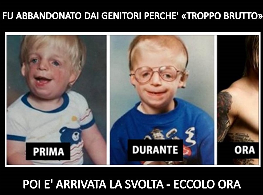 FU ABBANDONATO DAI GENITORI PERCHE' ''TROPPO BRUTTO'' POI E' ARRIVATA LA SVOLTA - ECCOLO ORA - 16/03/2017