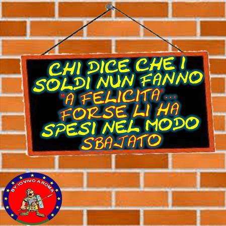 CHI DICE CHE I SOLDI NUN FANNO ‘A FELICITA’… FORSE LI HA SPESI NEL MODO SBAJATO - 28/03/2012