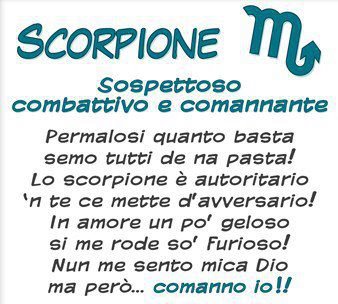 OROSCOPO ROMANO: SCORPIONE !! - 14/03/2012