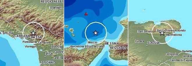 NELLA NOTTE SCOSSE DI TERREMOTO IN TOSCANA, A LIPARI E NEL GARGANO - 30/07/2013