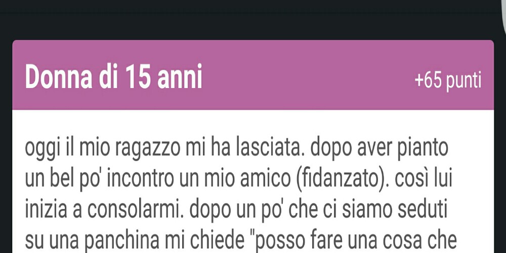 IL MIO RAGAZZO MI HA LASCIATA... - 04/10/2016