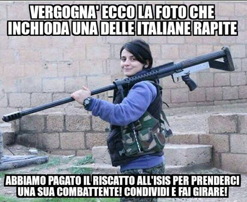 AVETE VISTO QUESTA FOTO GIRARE SU FACEBOOK ? ECCO TUTTA LA VERITA' - 28/01/2015
