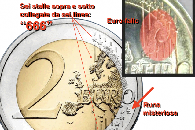 ECCO I SIMBOLI 'SATANICI' NELLE MONETE DELL'EURO: VE NE SIETE MAI ACCORTI? ECCO COSA SIGNIFICANO - 05/04/2017